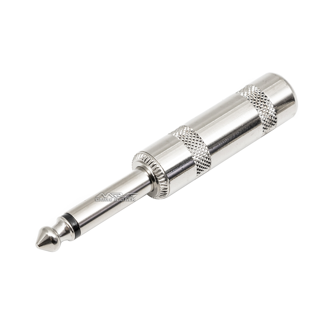 Jack 6 ly cong góc vuông inox dùng hàn dây tín hiệu âm thanh, giá 1 chiếc. j-6 | rắc 6ly, jack 6.5, giắc 6ly