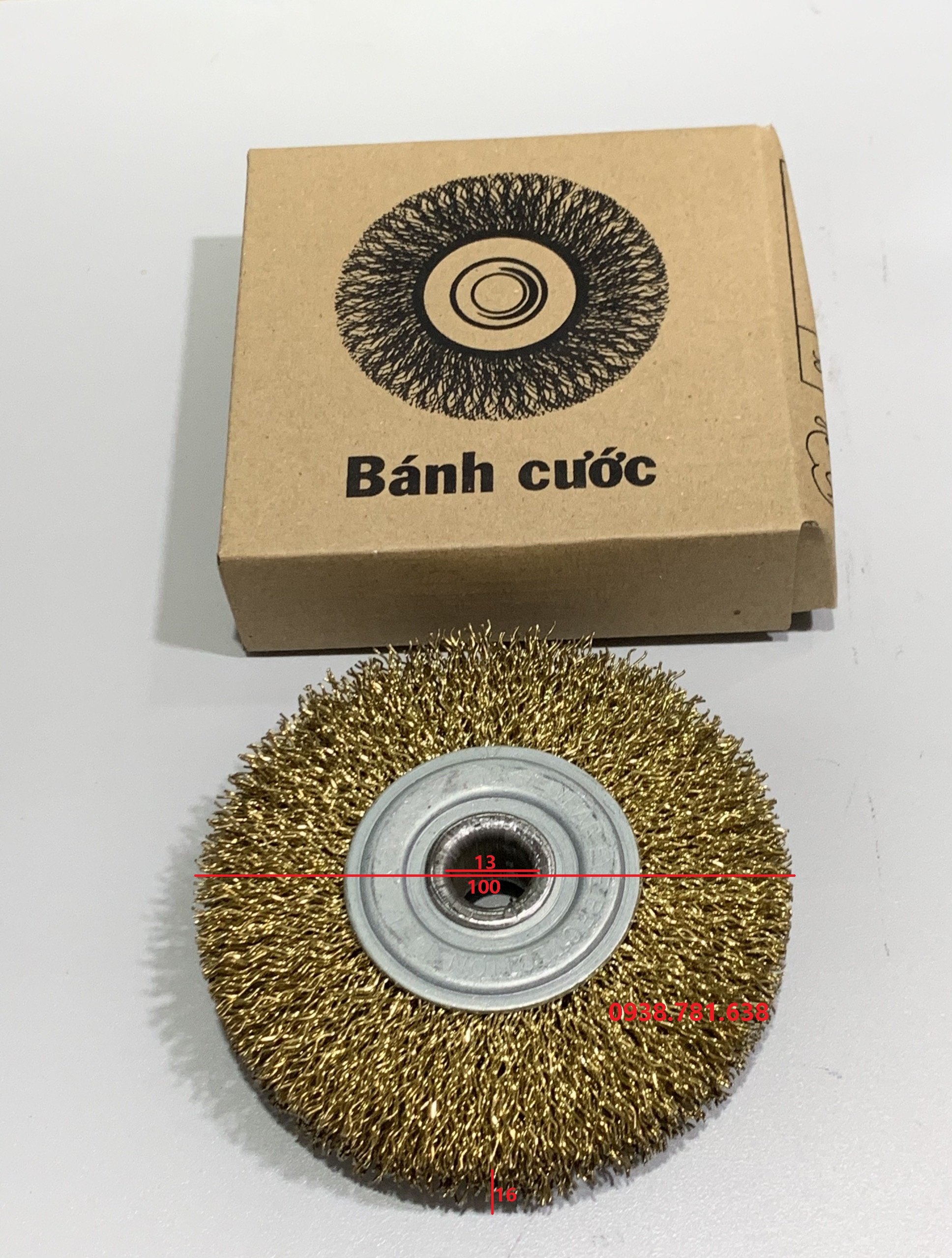 Bánh cước thép 100x16x13(0.3-0.5)