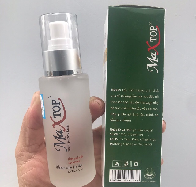 [HCM]Tinh dầu dưỡng tóc Maxtop 80ml
