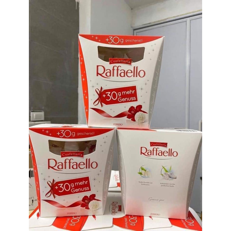 [Hộp 230gr + 30gr ] Ferrero Confetteria Raffaello Socola phủ dừa Đức