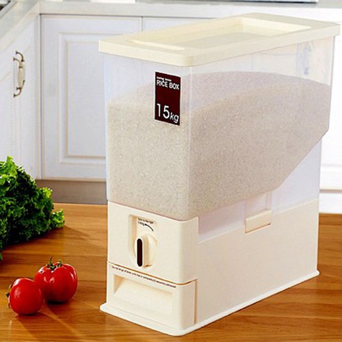 Thùng đựng gạo thông minh 15kg hàng chất lượng cao