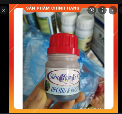 CHẾ PHẨM SIÊU MẬP KI F1 CHO HOA LAN LỌ 50ML