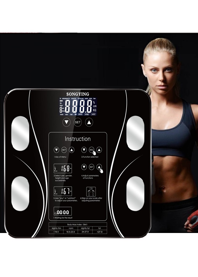 Cân Điện Tử Thông Minh Đo Cân Nặng, BMI, Lượng Nước