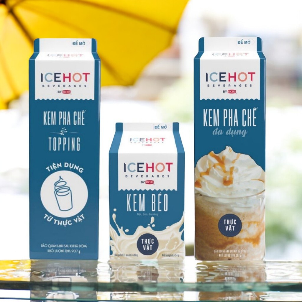 SỮA RICH LÙN\ TOPPING BASE \Richs On Top HÀNG ĐÔNG LẠNH