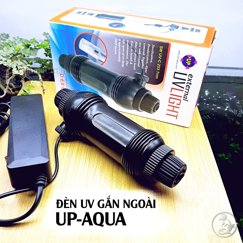 Đèn UV UP-AQUA D-EX-UV [5W] || Đèn UV Gắn Ngoài Lọc Nước - Diệt Khuẩn - Diệt Rêu Tảo Xanh Cho Bể Cá Cảnh Thuỷ Sinh
