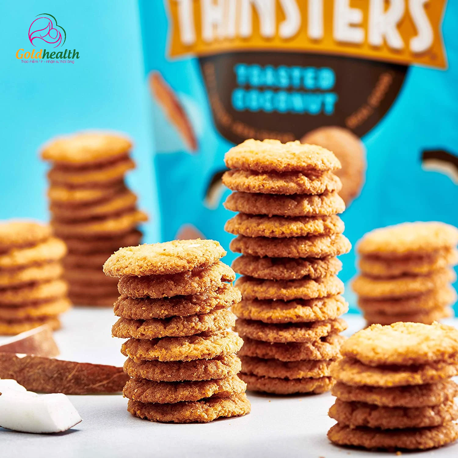Bánh Quy Dừa Nướng Thinsters Toasted Coconut 539g
