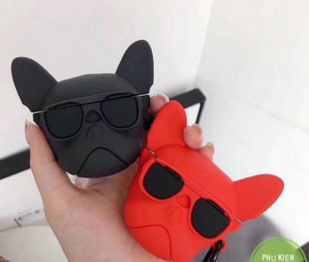 [Lấy mã miễn phí vận chuyển] Case vỏ bao con chó túi airpod 1 2 3 Pro đựng tai nghe không dây Airpods i11 i12 i18 i100