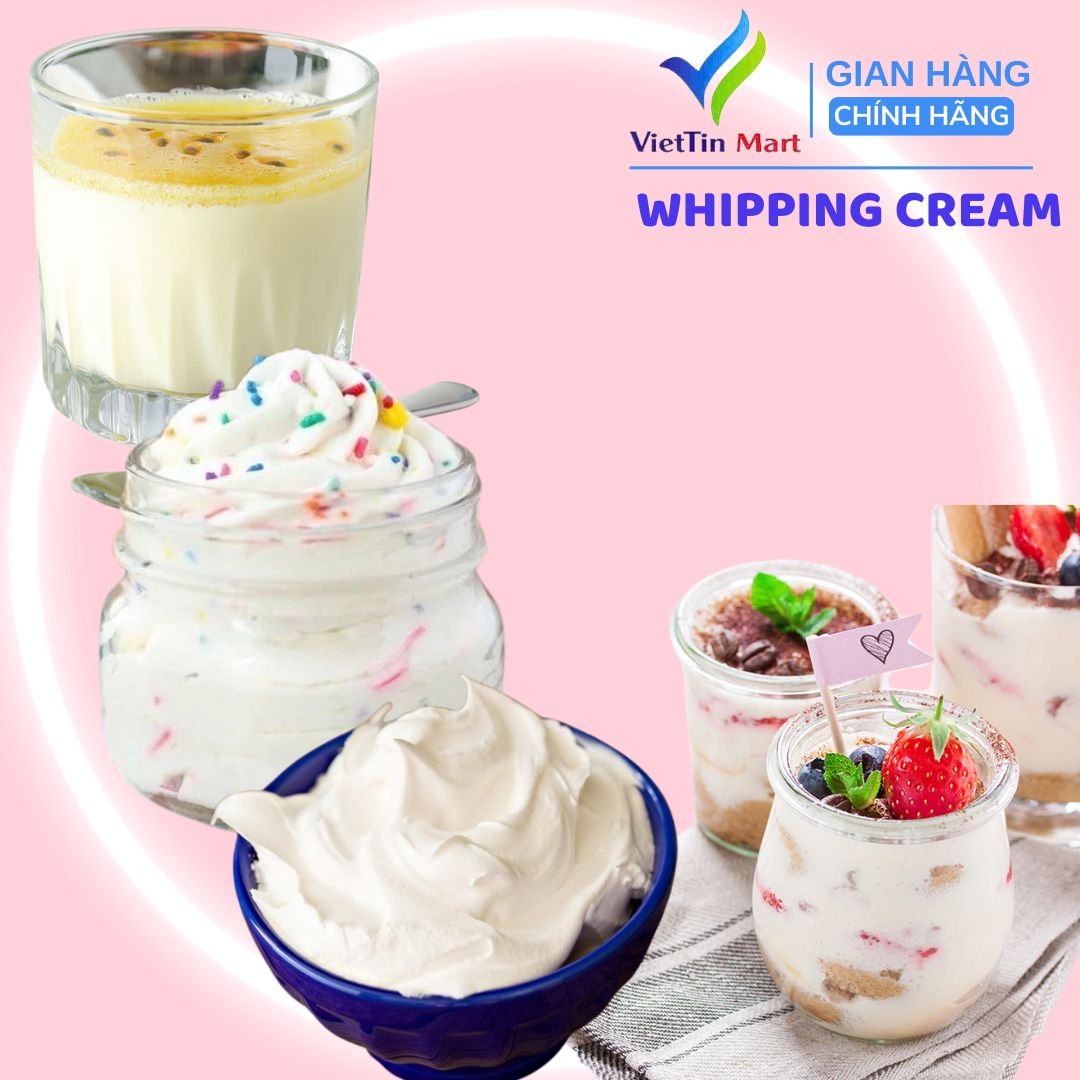 Bột kem Whipping Cream d-ONE Thái Lan 500Gr