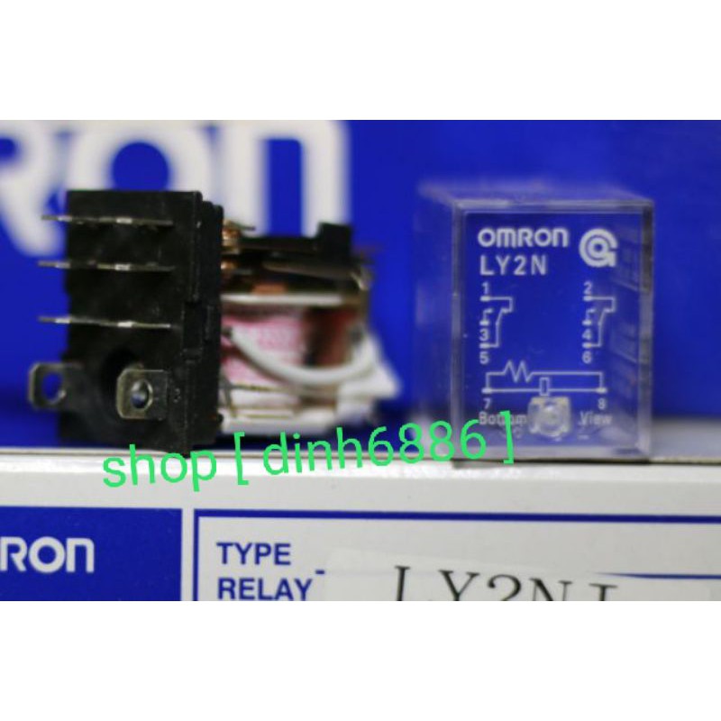 Relay, rơ le 8 chân to Omron LY2N - 220V