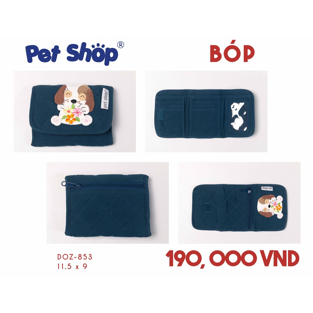 Ví gấp Pet Shop DOZ-853