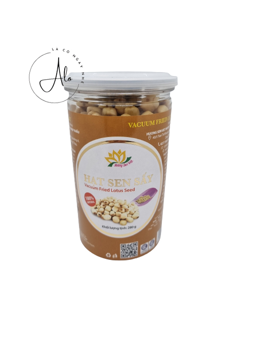 >>Miễn Phí Giao Hàng<< Hạt Sen Sấy Hũ 280g _ Thơm Giòn, Không Ngấy, Bổ Sung Nhiều Dưỡng Chất