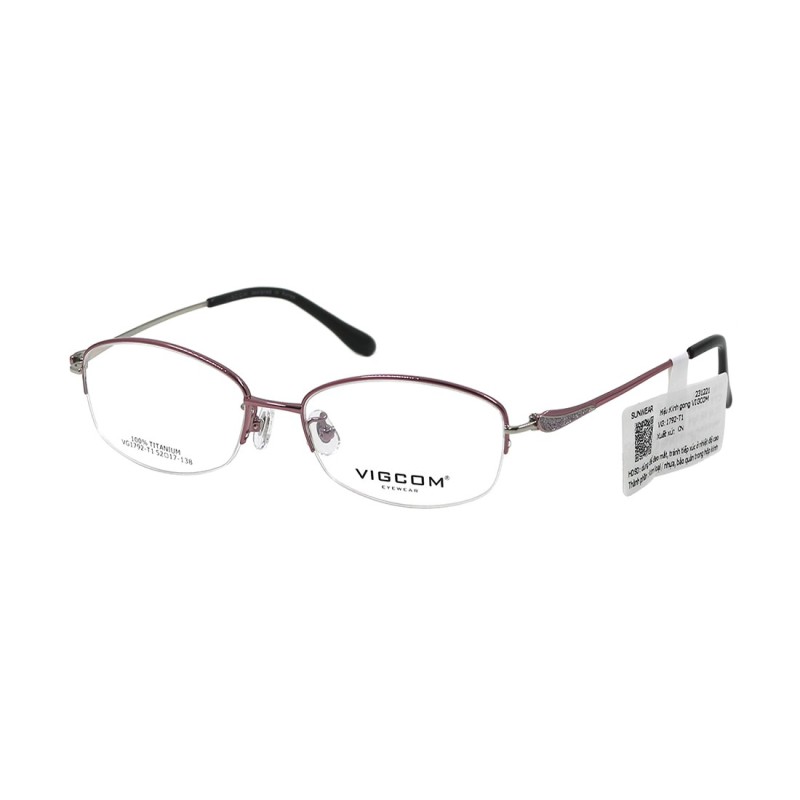 Giá bán Gọng kính chính hãng Vigcom VG1792 thiết kế dễ đeo bảo vệ mắt