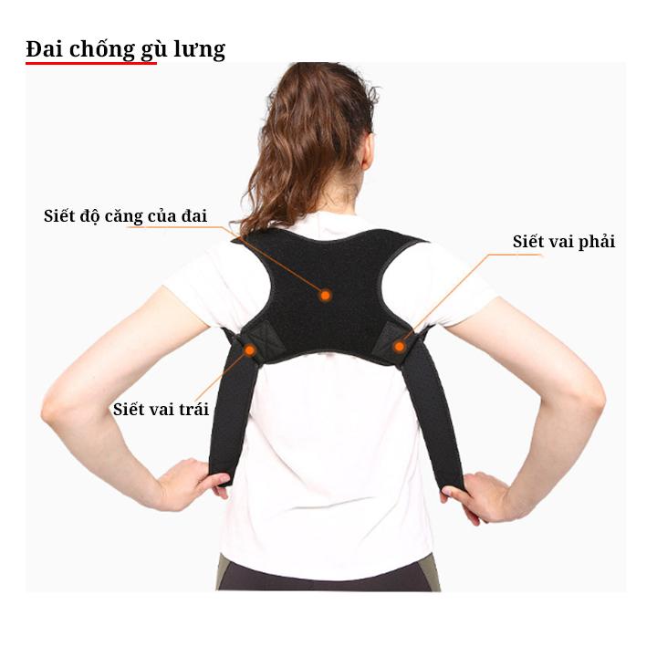 [HCM]Đai chống gù lưng Aolikes HB3103