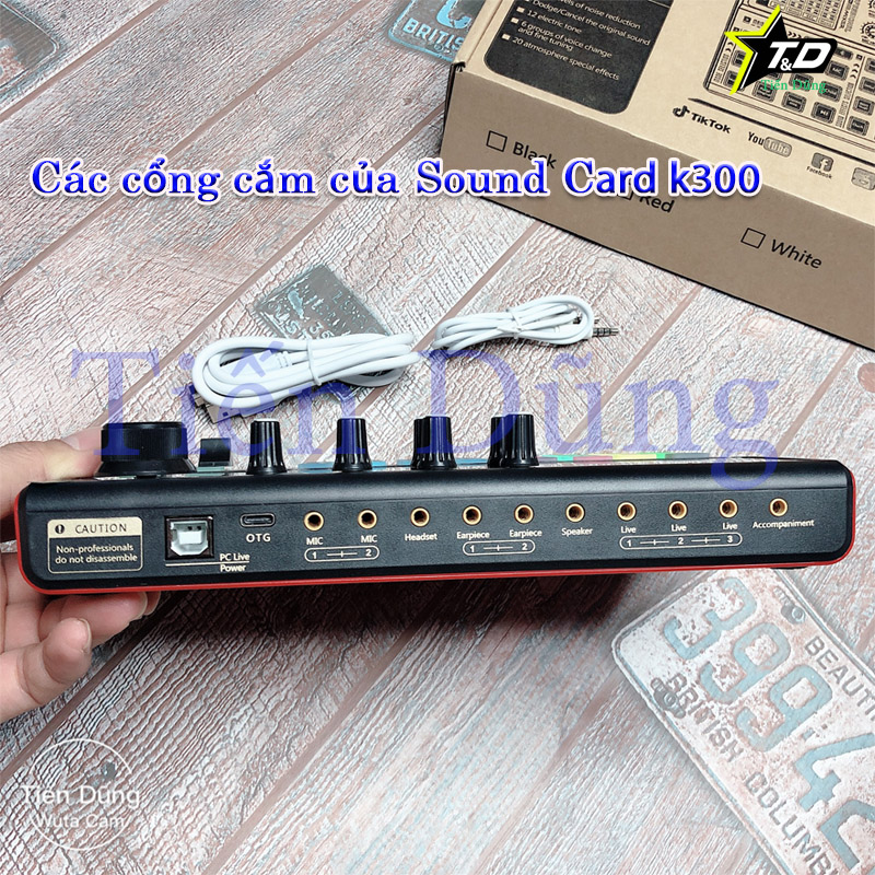 Bộ Mic thu âm bm900 sound card k300 dây livestream chế - Trọn bộ thu âm sound card k300 hỗ trợ autu tune bluetooth