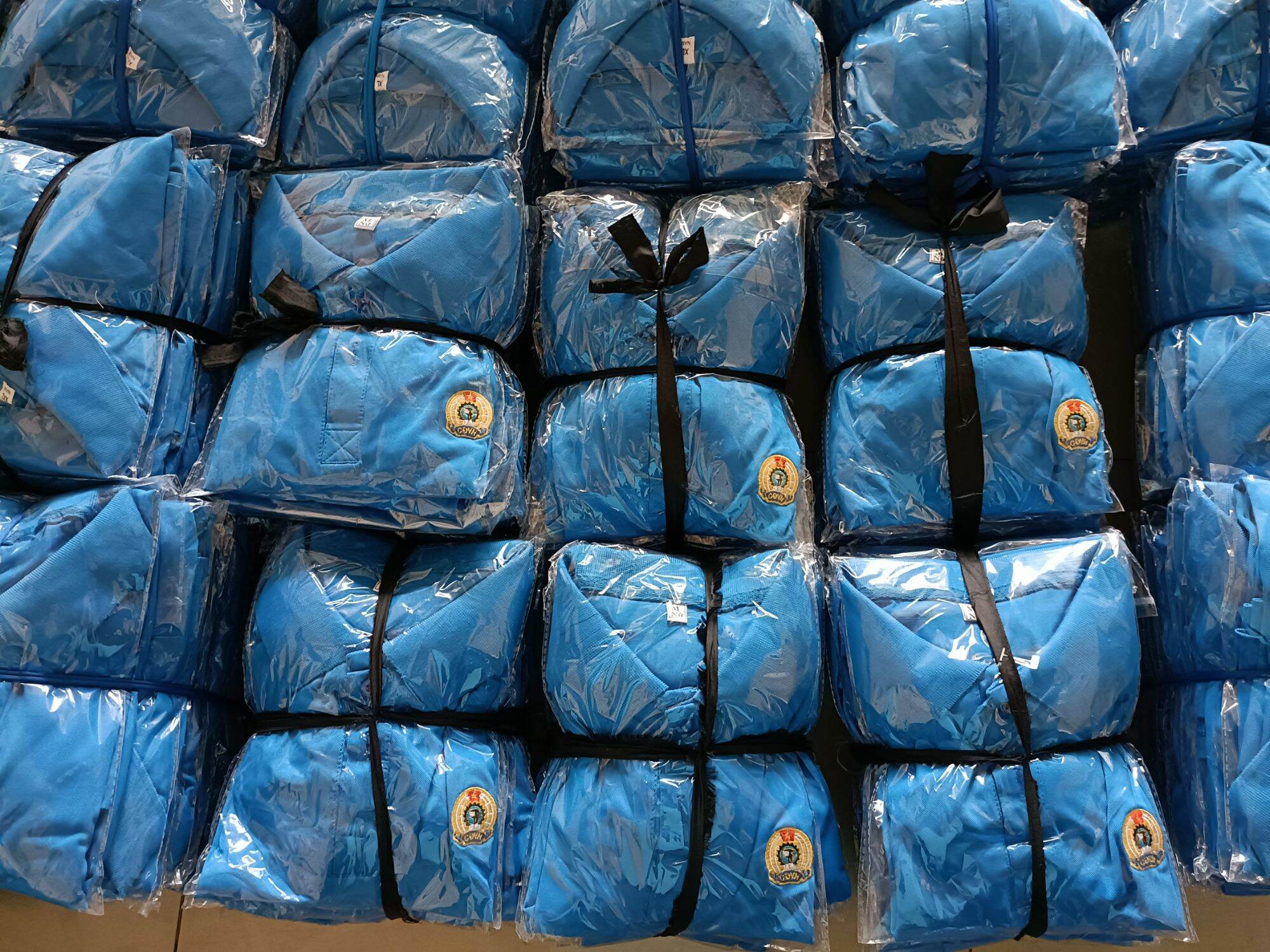 Áo Thun Công Đoàn Logo Thêu Chất liệu Poly thái 4 chiều