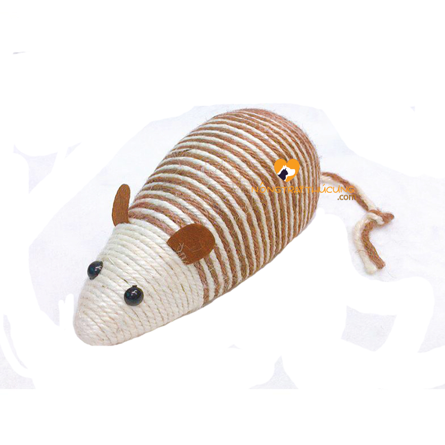 Bàn cào móng cho mèo hình con chuột 25cm - [Nông Trại Thú Cưng]