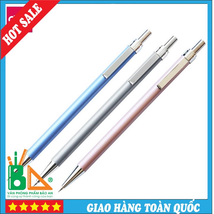 Bút chì kim bấm deli 6493 - ngòi 0.7mm tiện lợi