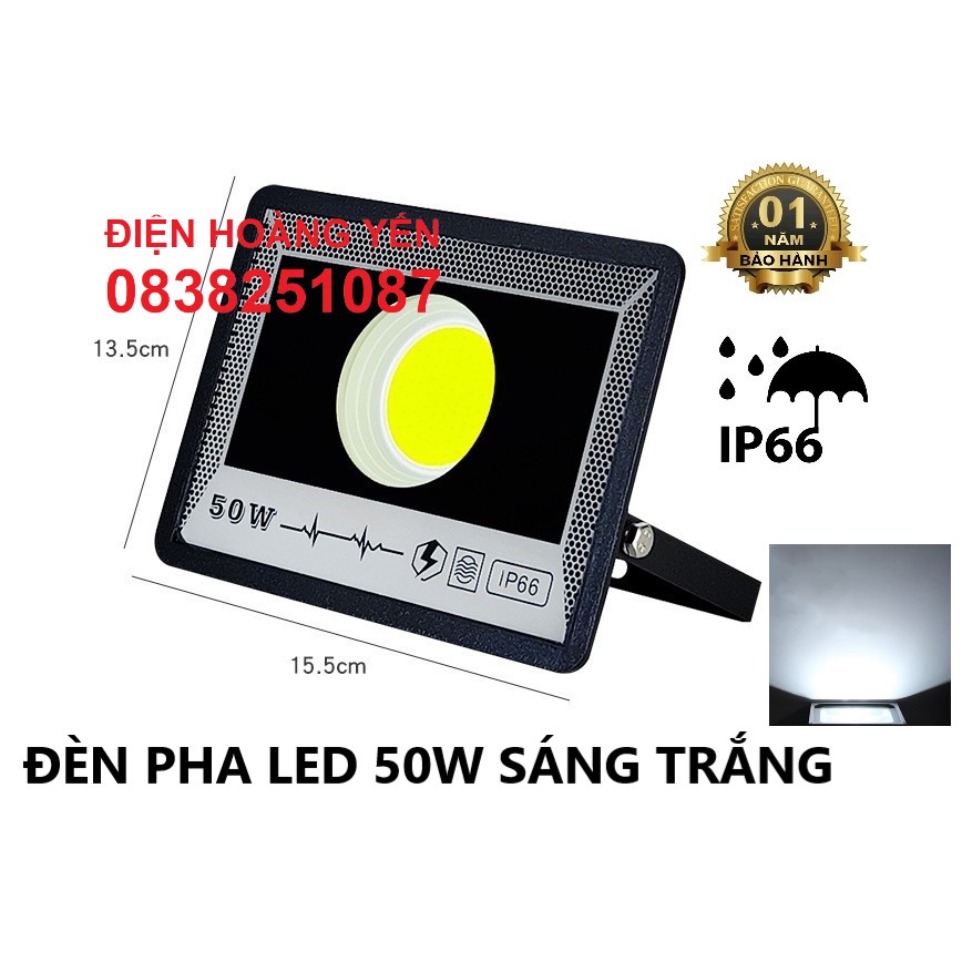 Đèn pha led ip66 siêu mỏng siêu sáng 200w 100w 50w ánh sáng trắng