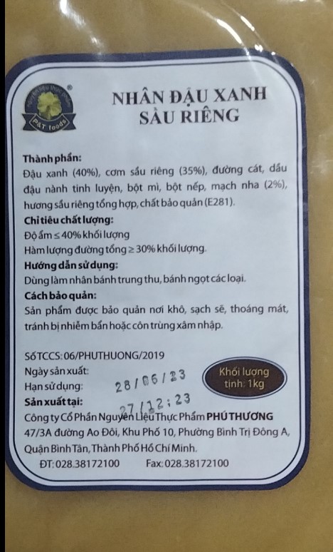 Nhân Trung Thu Phú Thương gói 1kg