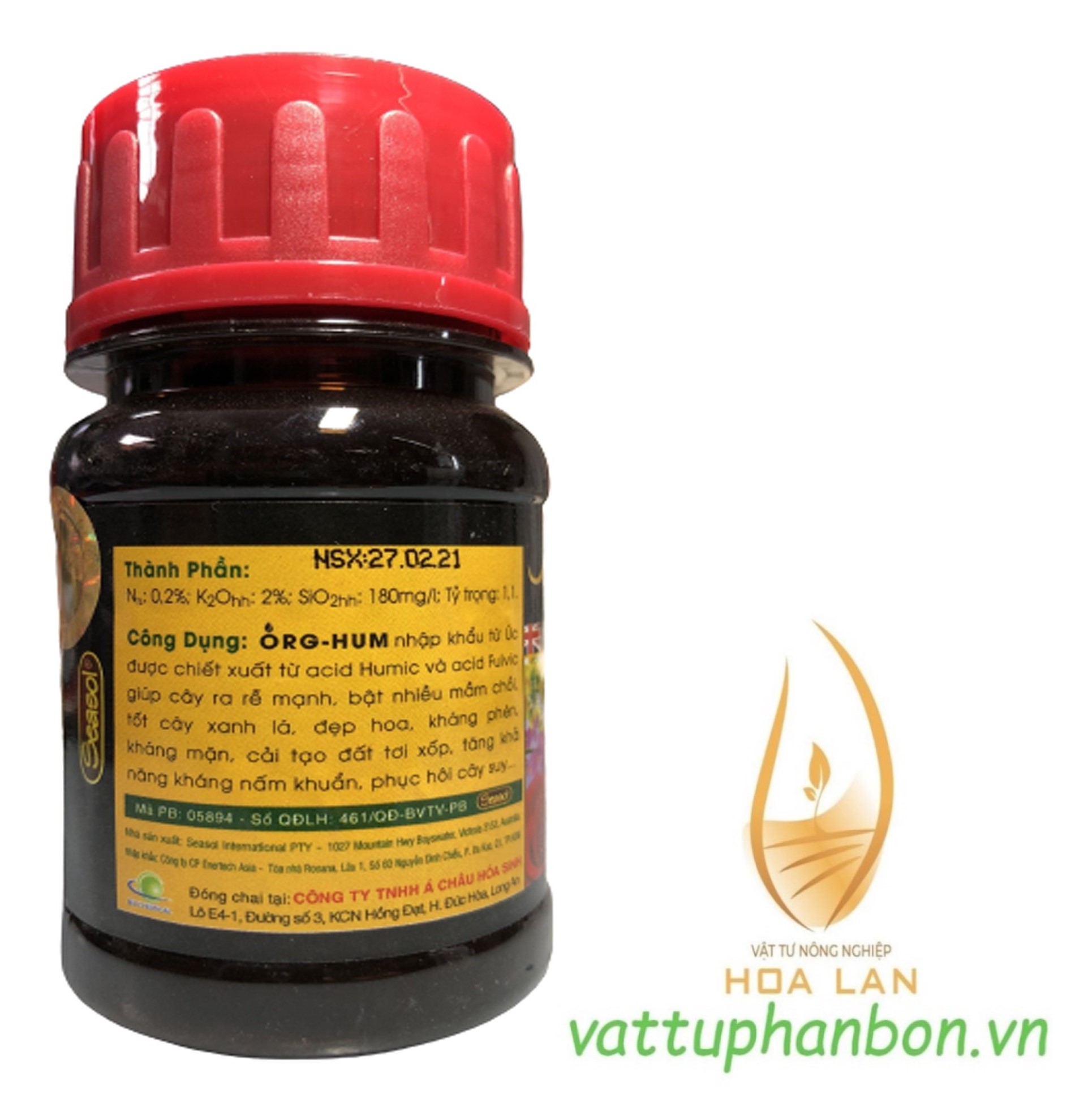 Phân Bón Lá Đa Trung Lượng Org-Hum - #434A#  100ml