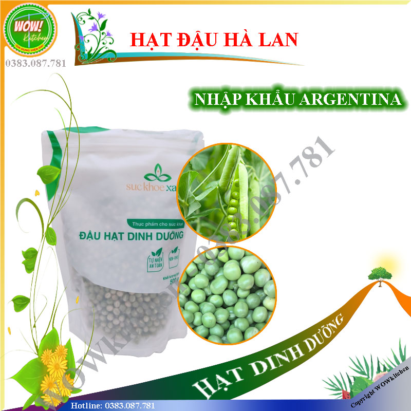 [500g] Đậu Hà Lan - Nhập khẩu ARGENTINA