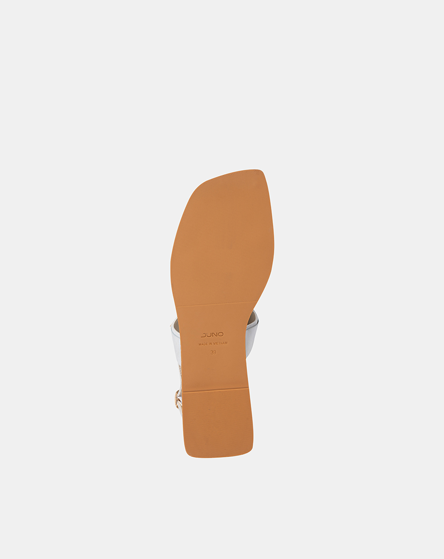 Giày Sandal Nữ 1cm Thời Trang JUNO Phối Khoá Wave SD01120