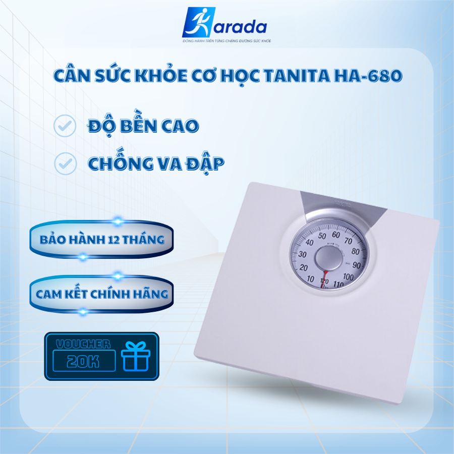 Cân Sức Khỏe Cơ Học KARADA 3 Màu Lựa Chọn TANITA HA-680