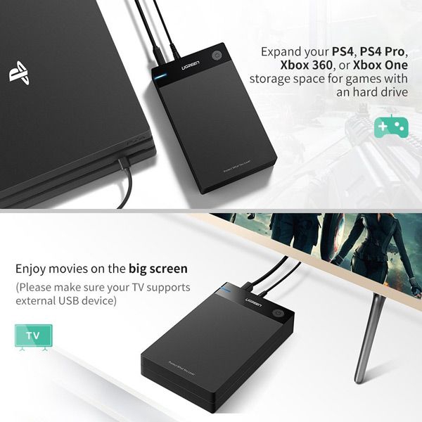 HỘP ĐỰNG Ổ CỨNG 3.5 INCH UGREEN 50422 USB 3.0