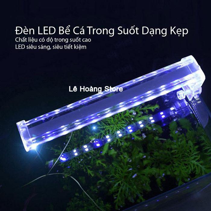 Đèn Led Kẹp Bể Cá Cảnh Xilong D10 Bể Cá 15 - 25cm