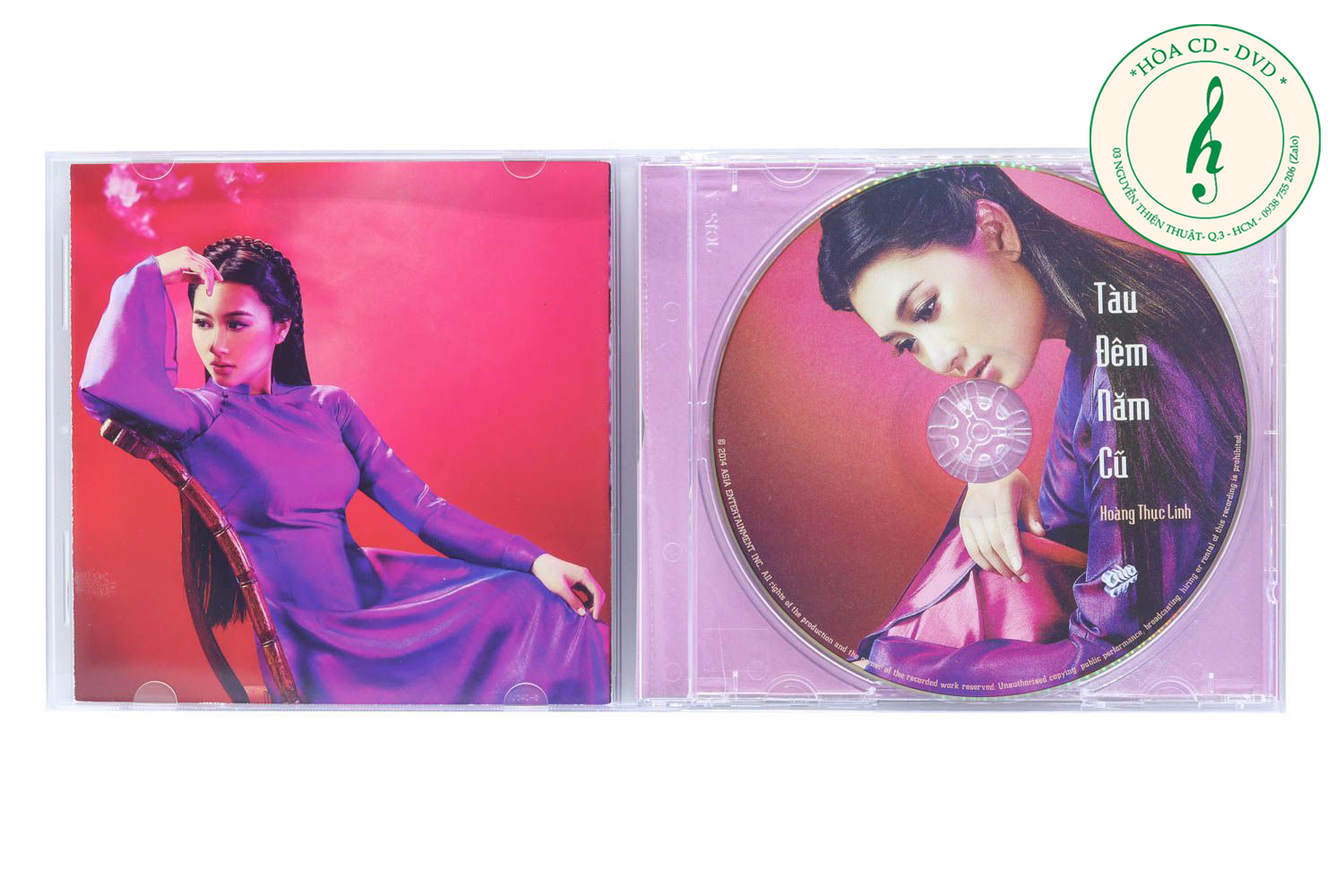 CD Hoàng Thục Linh Tàu Đêm Năm Cũ (Cd phiên bảnF1)
