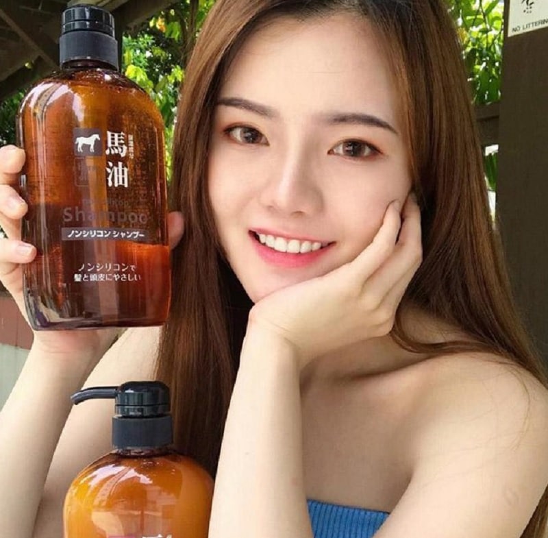 Dầu Gội/Dầu Xả Mỡ Ngựa 600ml Nội Địa Nhật