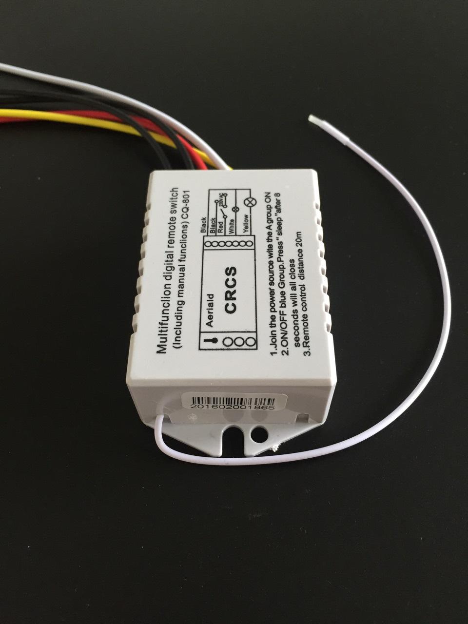 Công tắc điều khiển từ xa Rf 3 cổng trắng