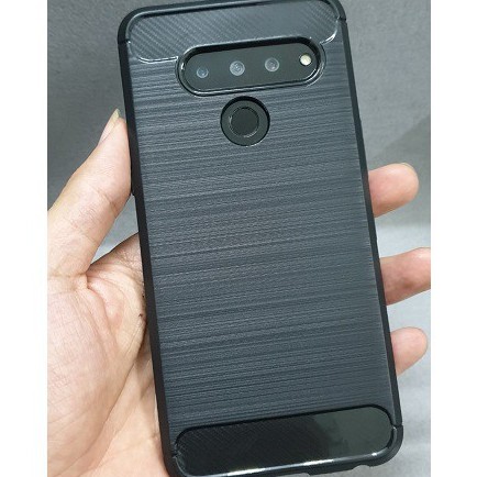 LG V50  Ốp lưng carbon fiber