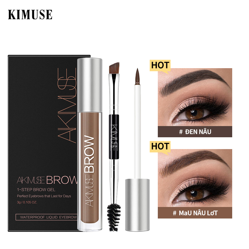 KIMUSE Gel kẻ chân mày chống nước lâu trôi - INTL