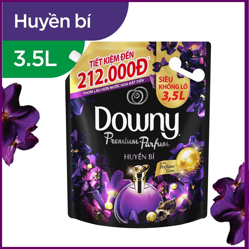 Nước Xả Vải Downy Huyền Bí Túi 3.5L