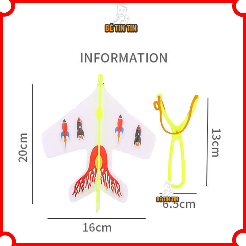 Đồ chơi phi tiêu hình máy bay led phát sáng - Đồ Chơi TinTin