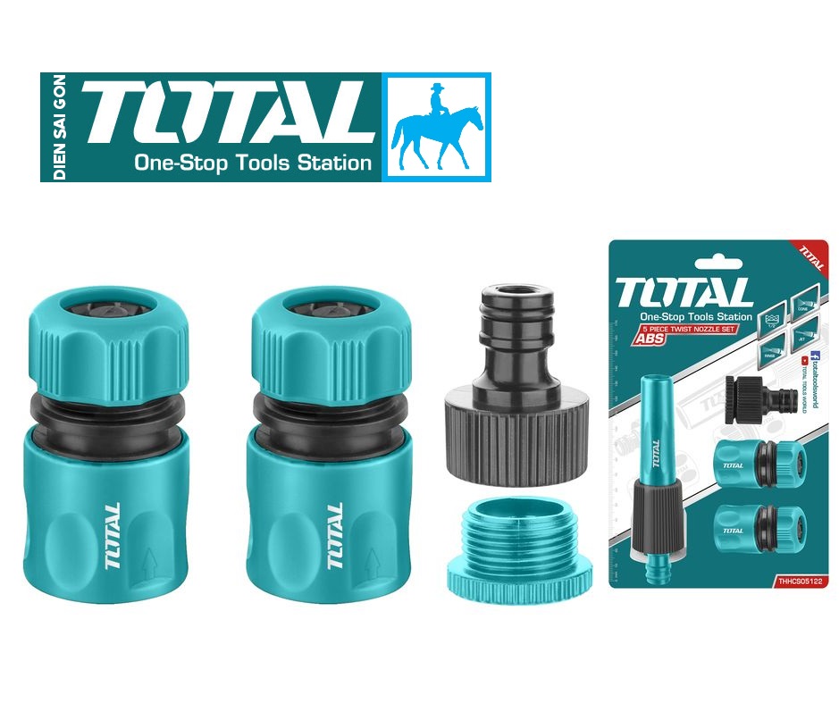 Vòi xịt tưới cây 8 tia đa năng Total THWS010901