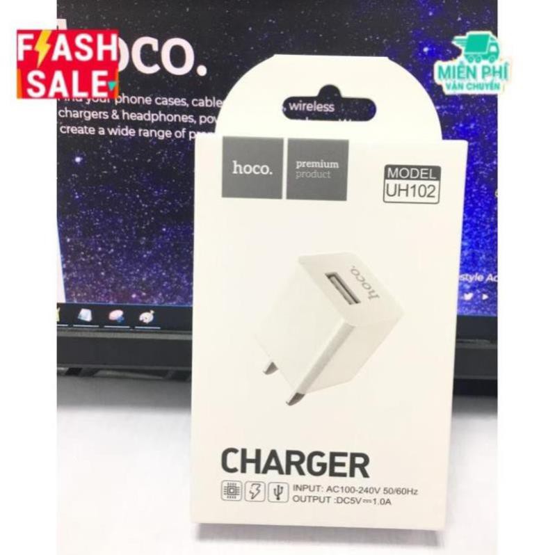 Củ sạc iphone/samsung hoco uh102 5v/1a chính hãng