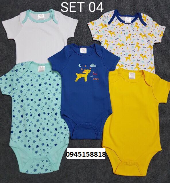 Set 5 body chip cho bé từ 5-8kg