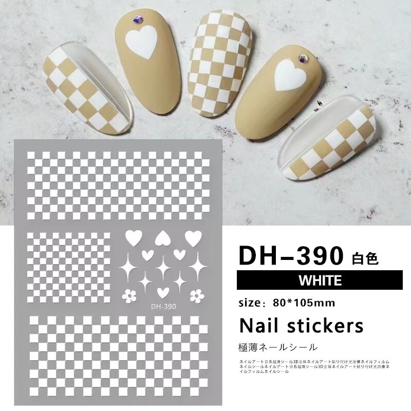 STICKER NHŨ DẠ CA RÔ TRANG TRÍ MÓNG