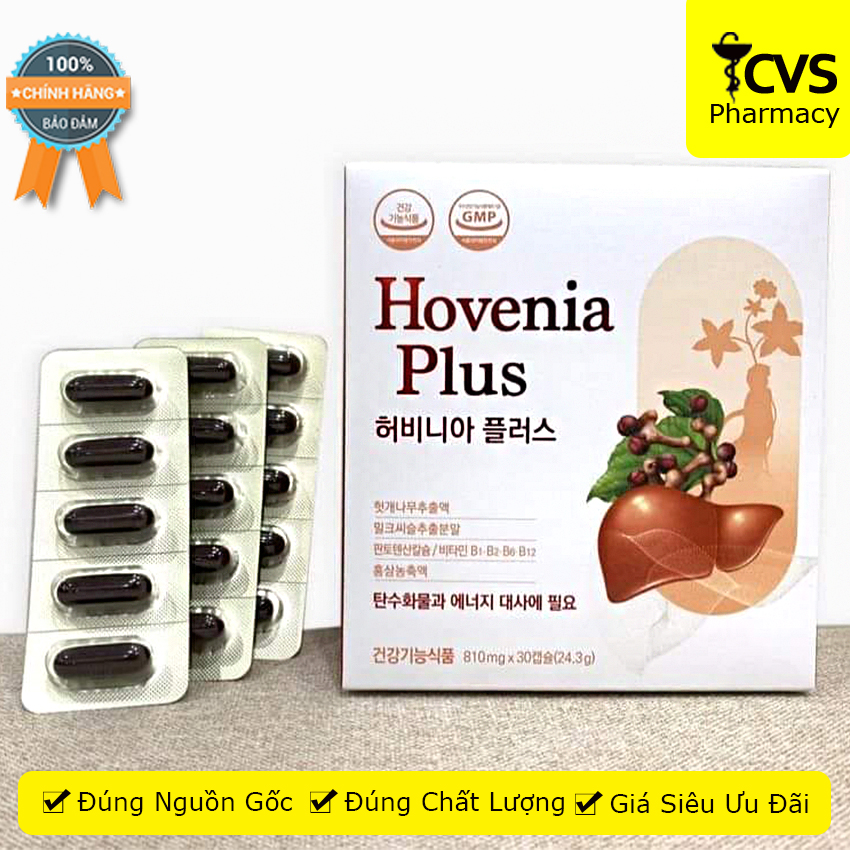 Hovenia Plus - Hỗ trợ tăng cường chức năng gan bảo vệ gan thanh nhiệt mát gan - cvspharmacy
