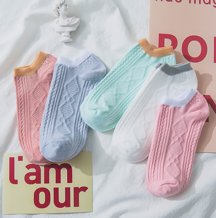Set 5 đôi Tất Nữ , Vớ nữ siêu dễ thương