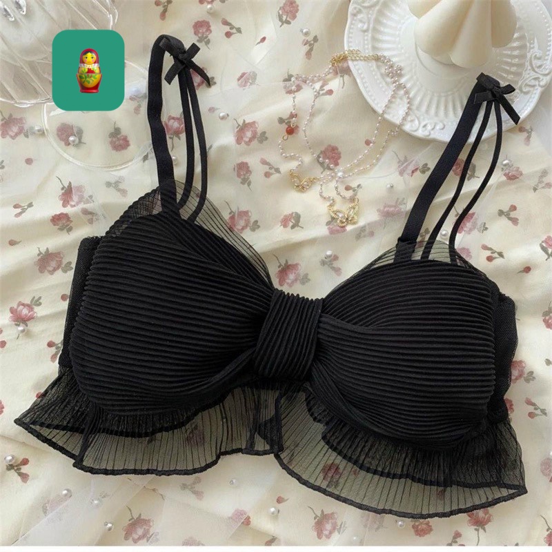 Áo 2 dây bra nơ ngực 2 lớp cực xinh