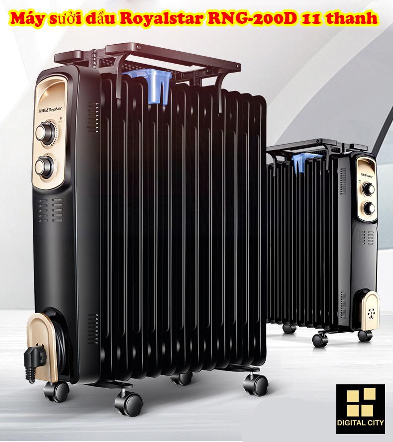 Máy sưởi dầu Royalstar RNG-200D 11 thanh