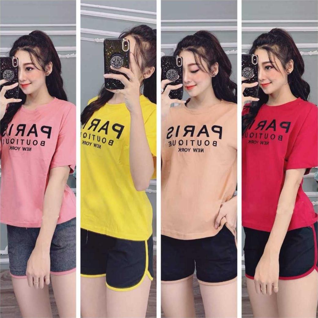 Đồ bộ mặc ở nhà thun cotton mát mịn