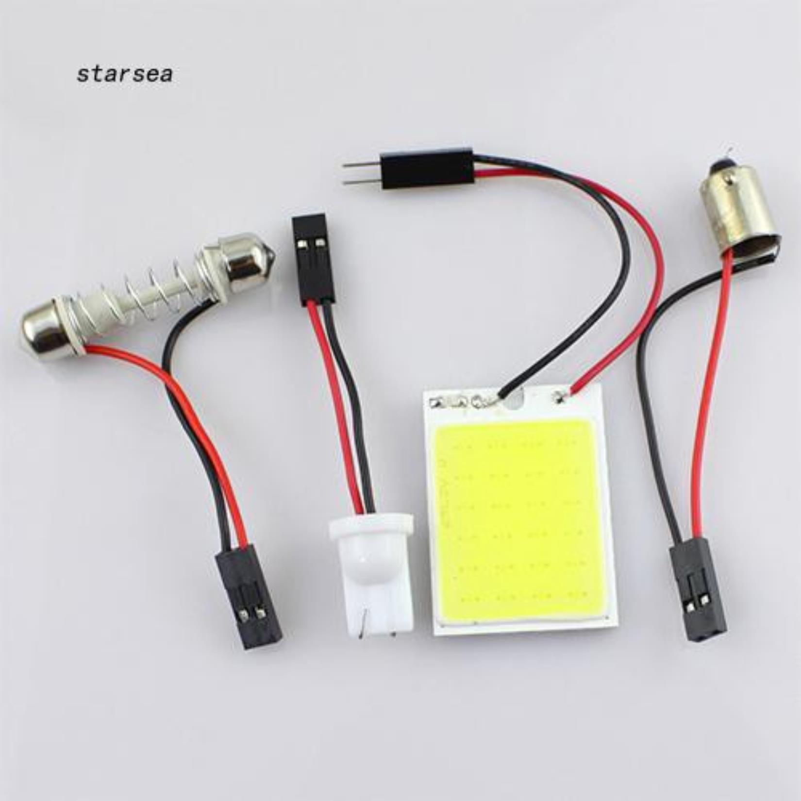 Đèn led trần xe ô tô 12v 16x26mm, 35x40mm