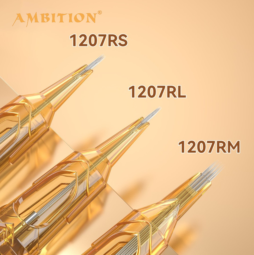Ambition gold nail kim xăm 10 rl rs m1 rm 0.3mm 20pc