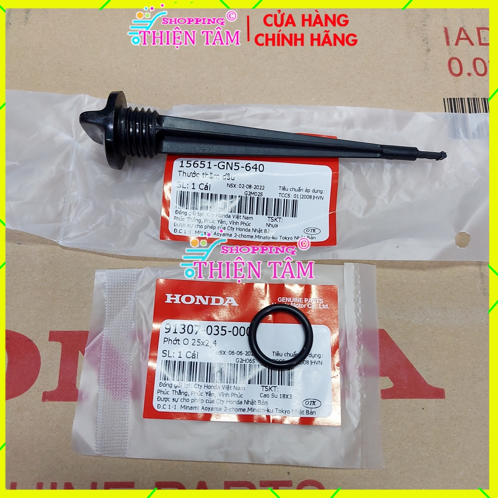 Ty Thước Thăm Nhớt Xe Máy Dream /Wave /Future /Blade (Hàng Zin Hãng Honda)
