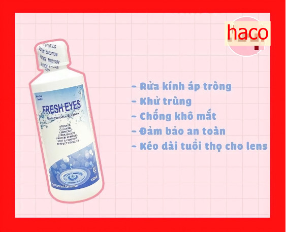 Nước ngâm lens hàn quốc luxy lens 150ml chính hãng