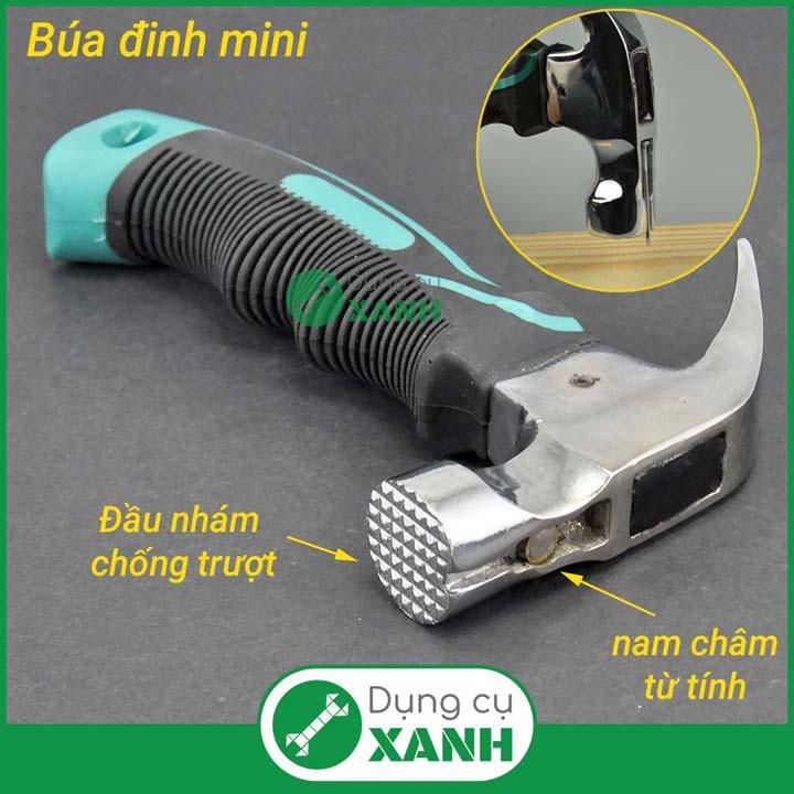Búa đinh mini đầu nhám kiêm mồi đinh